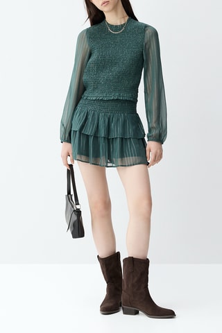 Top et jupe - Vert foncé