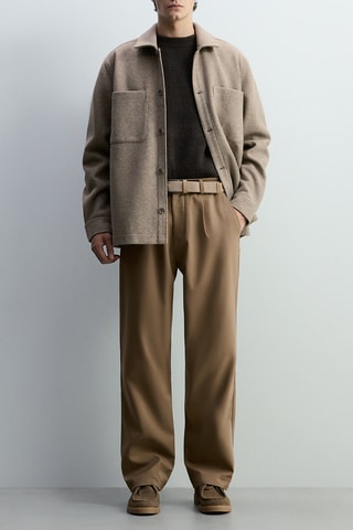 Pantalon de costume - Marron