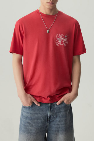 T-shirt - Rood
