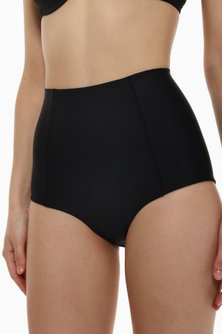 Culotte push-up taille haute - Noir