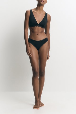 3 culottes - Noir