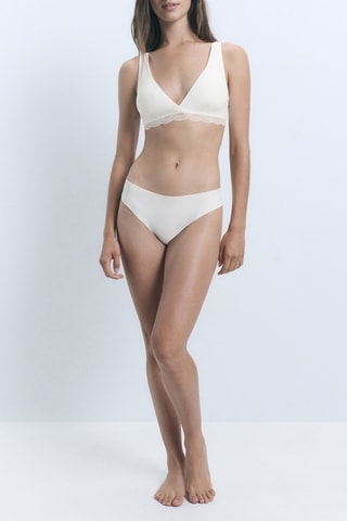 2 soutiens-gorge - Blanc et nude