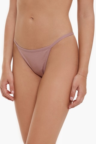 5 tangas - Rose et blanc
