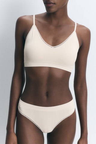 2 reggiseni preformati - Grigio e nude