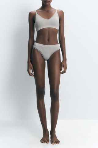 2 reggiseni preformati - Grigio e nude