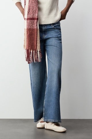Jeans wide legs - Marineblauw