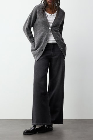 Jean wide legs - Noir