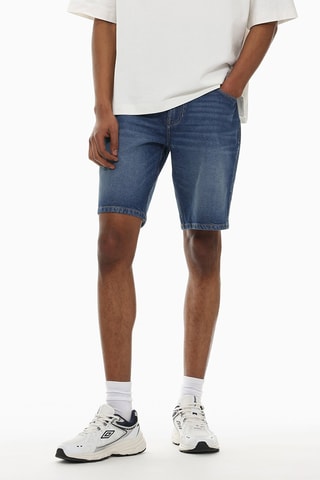 Short en jean - Bleu
