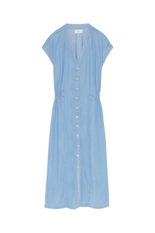 Abito a camicia in jeans - Indaco