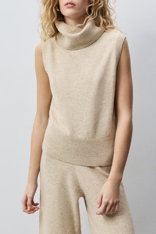 Gilet - Avorio melange