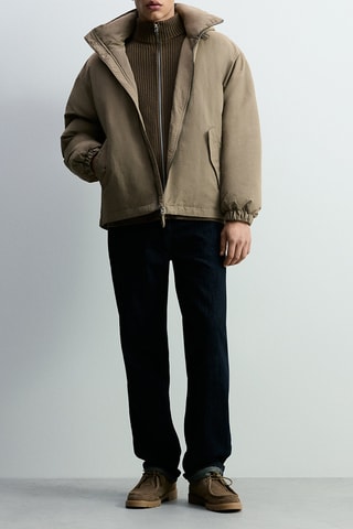 Veste à capuche - Taupe