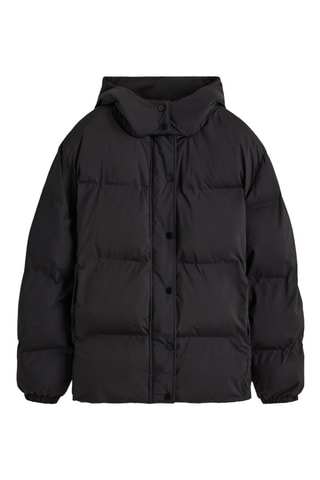 Doudoune à capuche - Noir
