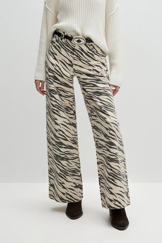 Jean wide legs - Beige