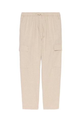 Pantalon cargo - Blanc