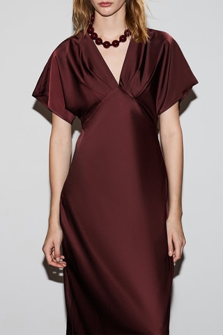 Robe midi - Bordeaux