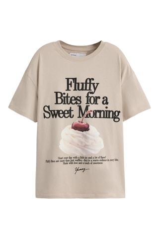 T-shirt - Beige