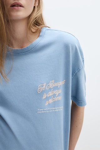 T-shirt oversize - Ciel