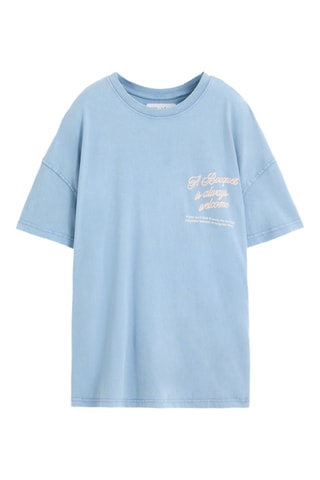 T-shirt oversize - Ciel