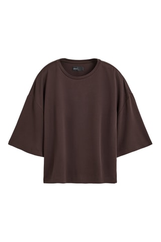T-shirt oversize - Marron