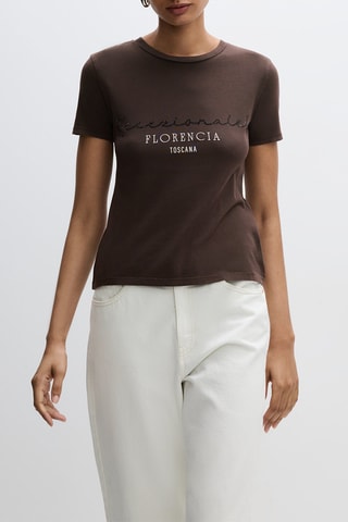 T-shirt - Marron