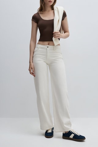 Crop top - Marron