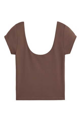 Crop top - Marron