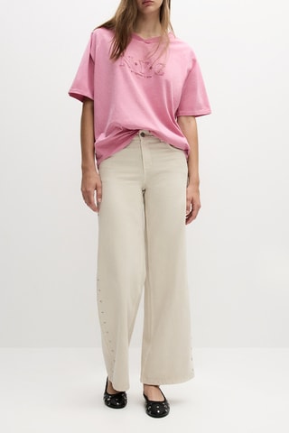 T-shirt oversize - Rose