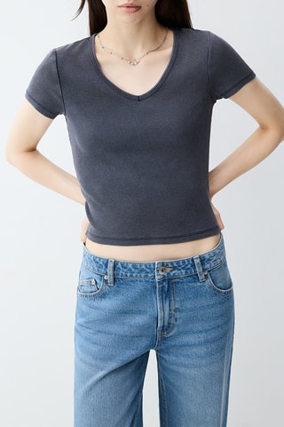 T-shirt - Bleu foncé