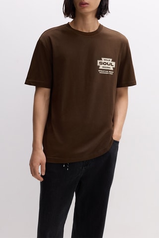 T-shirt - Marron foncé