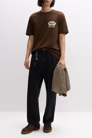 T-shirt - Marron foncé