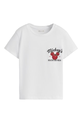 T-shirt Mickey Disney - Blanc