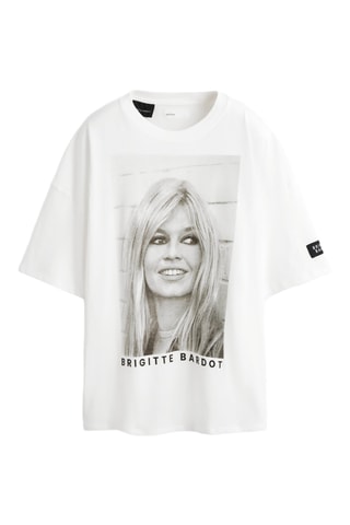 T-shirt Brigitte Bardot - Blanc