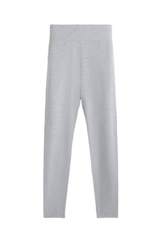 Legging taille haute - Gris clair chiné