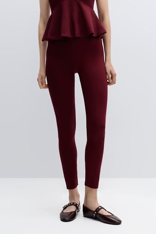 Legging 7/8 taille haute - Bordeaux
