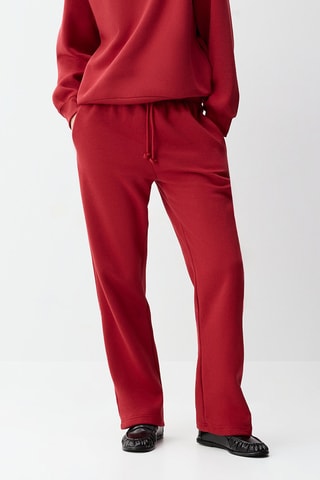 Pantaloni straight - Rosso