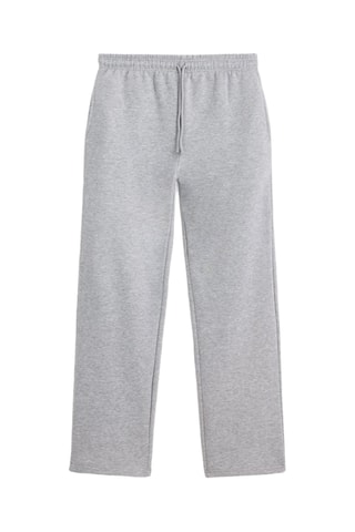 Pantalon straight - Gris chiné