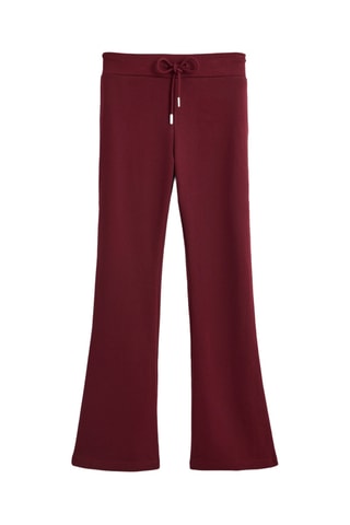 Pantaloni flare - Bordeaux