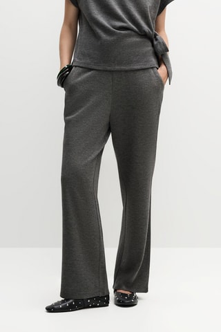 Pantalon - Noir chiné
