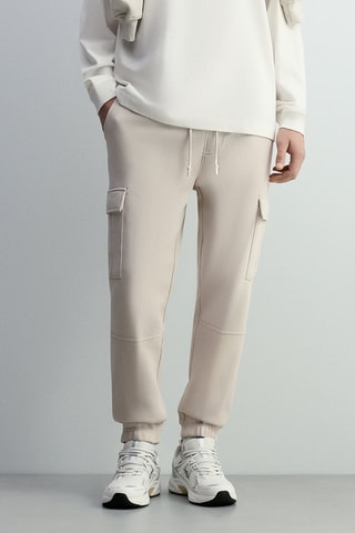 Pantalon cargo - Beige