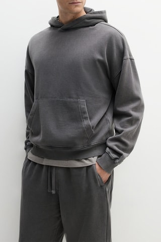 Sweat à capuche - Gris foncé