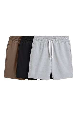 3 bermuda - Marron et noir
