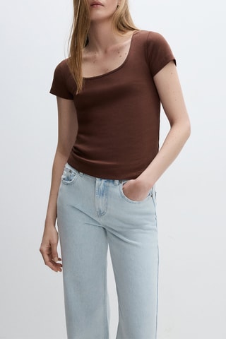 T-shirt - Marron