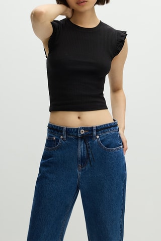 Crop top - Noir