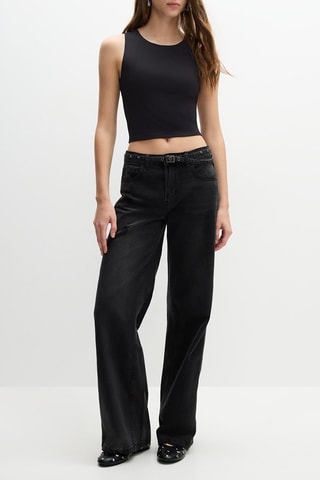Crop top - Noir