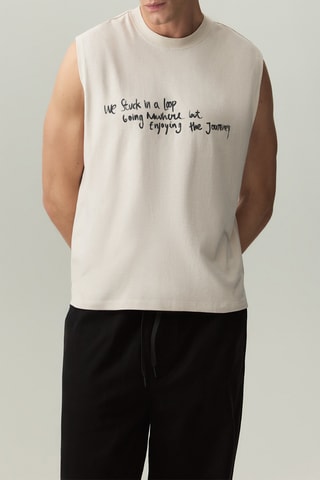 T-shirt - Gris clair
