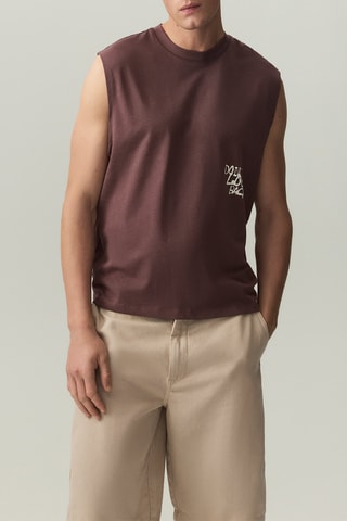 T-shirt - Marron