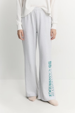 Pantalon de pyjama University Of Cambridge - Gris clair chiné