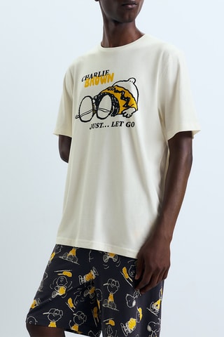 Pyjama Snoopy - Blanc et noir