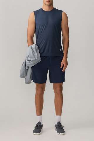 T-shirt sans manches - Bleu marine