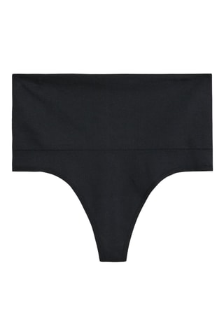 Tanga taille haute - Noir